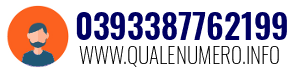 Numero di telefono 0393387762199 0393387762199