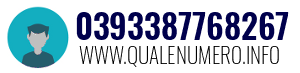 Numero di telefono 0393387768267 0393387768267