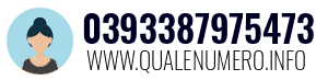 Numero di telefono 0393387975473 0393387975473