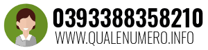 Numero di telefono 0393388358210 0393388358210