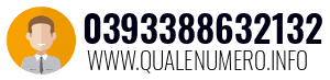 Numero di telefono 0393388632132 0393388632132