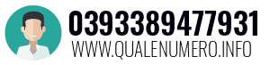 Numero di telefono 0393389477931 0393389477931