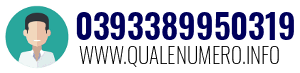 Numero di telefono 0393389950319 0393389950319