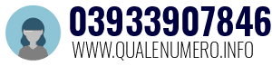 Numero di telefono 03933907846 03933907846
