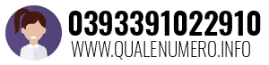 Numero di telefono 0393391022910 0393391022910