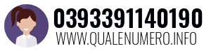 Numero di telefono 0393391140190 0393391140190