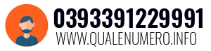 Numero di telefono 0393391229991 0393391229991