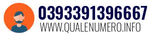Numero di telefono 0393391396667 0393391396667