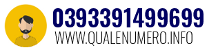 Numero di telefono 0393391499699 0393391499699