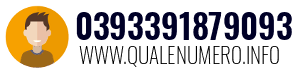 Numero di telefono 0393391879093 0393391879093