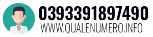 Numero di telefono 0393391897490 0393391897490