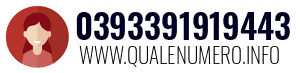 Numero di telefono 0393391919443 0393391919443