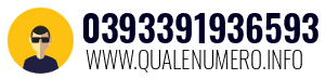 Numero di telefono 0393391936593 0393391936593