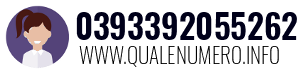 Numero di telefono 0393392055262 0393392055262