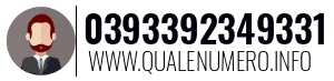 Numero di telefono 0393392349331 0393392349331