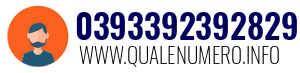 Numero di telefono 0393392392829 0393392392829