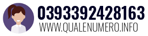 Numero di telefono 0393392428163 0393392428163