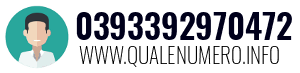 Numero di telefono 0393392970472 0393392970472