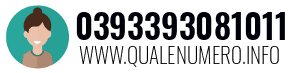 Numero di telefono 0393393081011 0393393081011