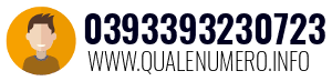 Numero di telefono 0393393230723 0393393230723