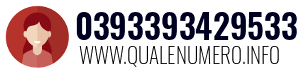 Numero di telefono 0393393429533 0393393429533
