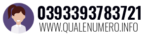 Numero di telefono 0393393783721 0393393783721
