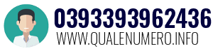 Numero di telefono 0393393962436 0393393962436