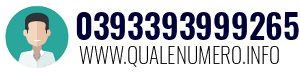 Numero di telefono 0393393999265 0393393999265
