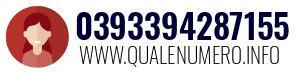 Numero di telefono 0393394287155 0393394287155