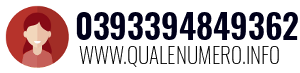 Numero di telefono 0393394849362 0393394849362