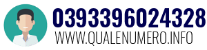Numero di telefono 0393396024328 0393396024328