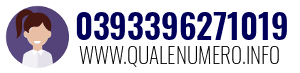 Numero di telefono 0393396271019 0393396271019
