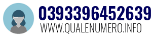 Numero di telefono 0393396452639 0393396452639