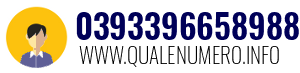 Numero di telefono 0393396658988 0393396658988