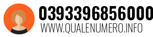 Numero di telefono 03933968560000 03933968560000