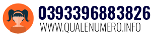 Numero di telefono 0393396883826 0393396883826