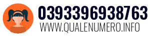 Numero di telefono 0393396938763 0393396938763