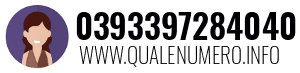 Numero di telefono 0393397284040 0393397284040
