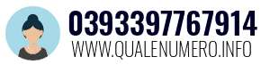 Numero di telefono 0393397767914 0393397767914