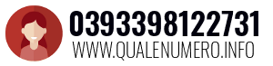 Numero di telefono 0393398122731 0393398122731