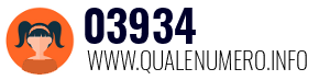 Numero di telefono 03934 03934