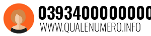 Numero di telefono 0393400000000 0393400000000