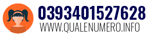Numero di telefono 0393401527628 0393401527628