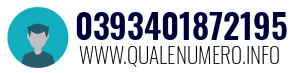 Numero di telefono 0393401872195 0393401872195