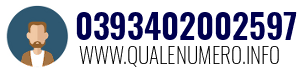 Numero di telefono 0393402002597 0393402002597