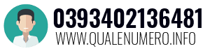 Numero di telefono 0393402136481 0393402136481