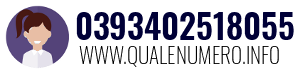 Numero di telefono 0393402518055 0393402518055