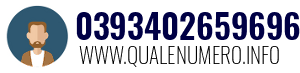 Numero di telefono 0393402659696 0393402659696
