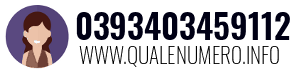 Numero di telefono 0393403459112 0393403459112