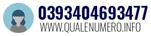Numero di telefono 0393404693477 0393404693477
